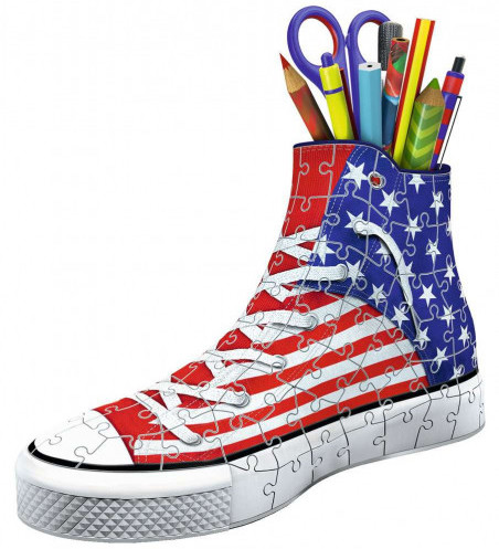 Puzzle 3D converse drapeau USA